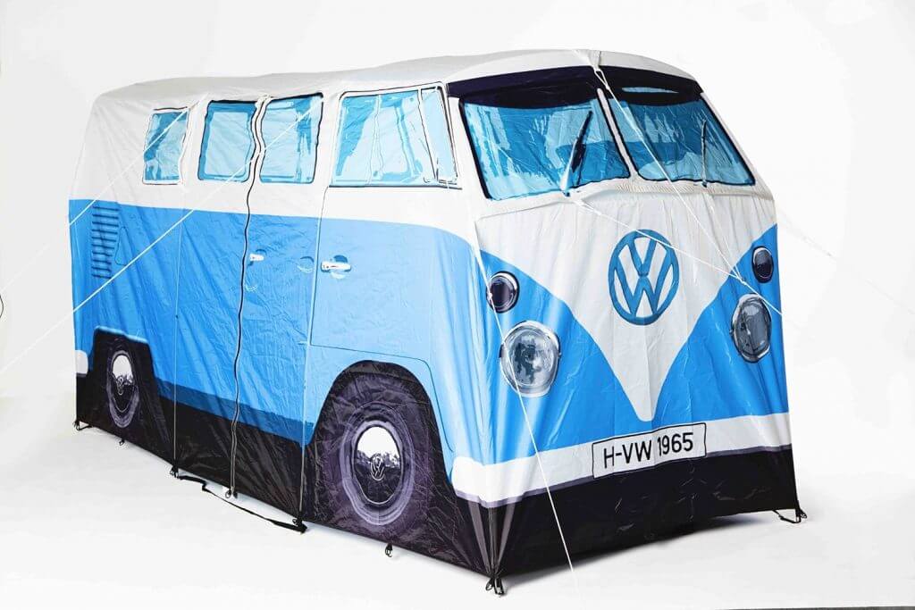 1965 VW Camper Van Adult Camping Tent (Blue)